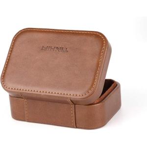 Linsoul TIN HiFi Portable PU Leather Storage Case for Tin Audio T2 T3 T2 PRO Earphones (Brown)