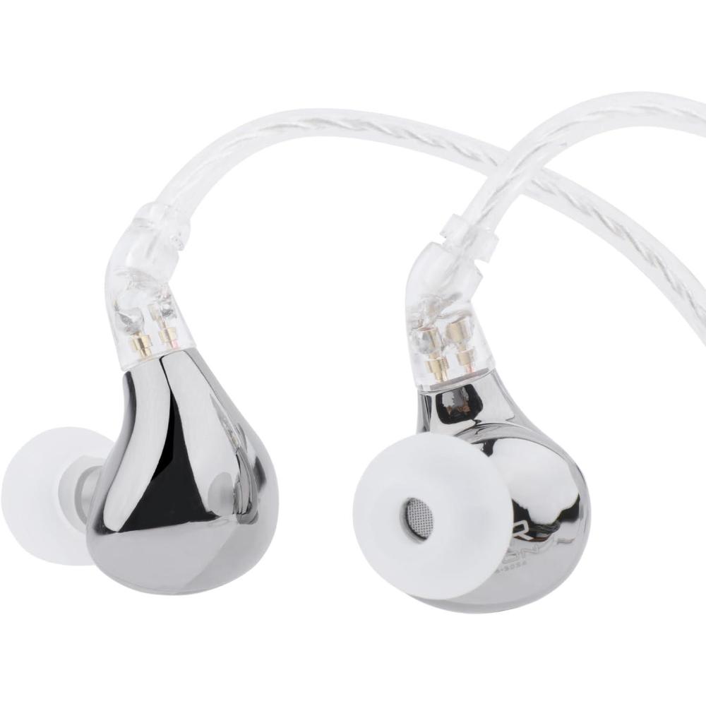 image:imageLinsoul BLON BL03 II in Ear Monitor 10mm DualChamber Dynamic Driver IEM Wired HiFi Earbuds with Detachable 2Pin Cable for Musician Audiophile 44mm Without Mic BlackSilver