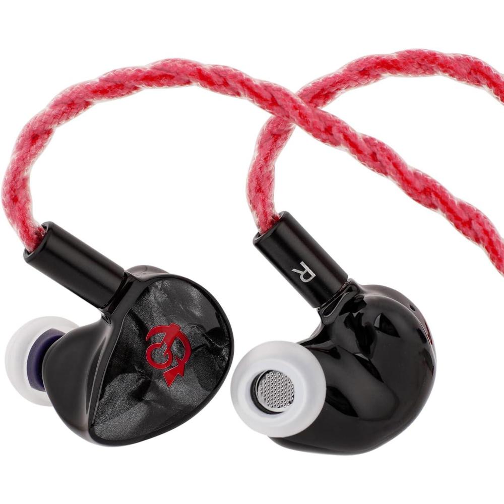 image:imageLinsoul FATfreq x HBB Deuce Professional Superbass in Ear Monitor Wired Earbuds HiFi Stereo IEM Earphones with 2Pin Detachable Cable for Bassists Drummers Musicians 35mm