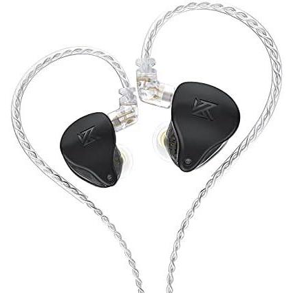 image:imageLinsoul KZ AST 24 Units Balanced Armature Combination inEar Earphones IEM with Detachable 2pin 075 Cable for Musicians Audiophile Without mic Black