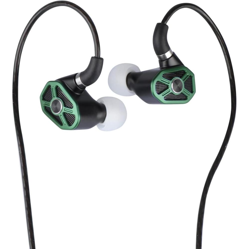image:imageLinsoul Raptgo Bridge 2BA2DDPZT Tribrid inEar Monitor HiFi IEM with Tuning Switch Interchangeable Metal Filters 4 Way Crossover for Musician Audiophile DJ Studio Green Bridge