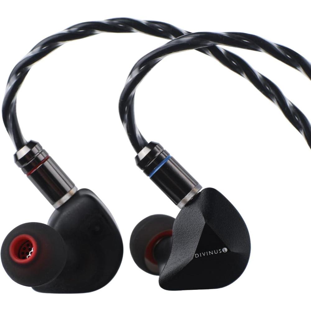 image:imageLinsoul TANGZU FUDU Verse 1 HiFi 1DD2BA Driver Earphone IEM in Ear Monitor with Ergonomic Shape and Detachable OxygenFree SilverPlated Copper 2Pin Cable for Audiophile Musician 44mm