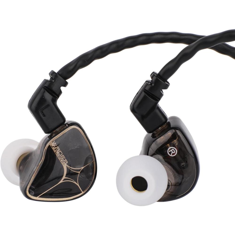image:imageLinsoul TANGZU Waner SG Studio Edition in Ear Monitor Wired HiFi Earbuds 10mm Dynamic Driver Earphone Headphone with Detachable 2Pin OFC Braided Cable for Audiophile Musician DJ Stage Black