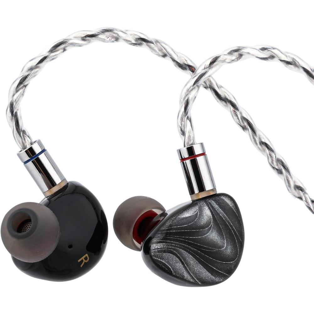 image:imageLinsoul TIN HiFi P1 MAX II in Ear Monitor NextGeneration 142mm Planar IEMs for Gaming Wired Earbuds with Ergonomic Shape Detachable 2Pin Cable for Musician Audiophile