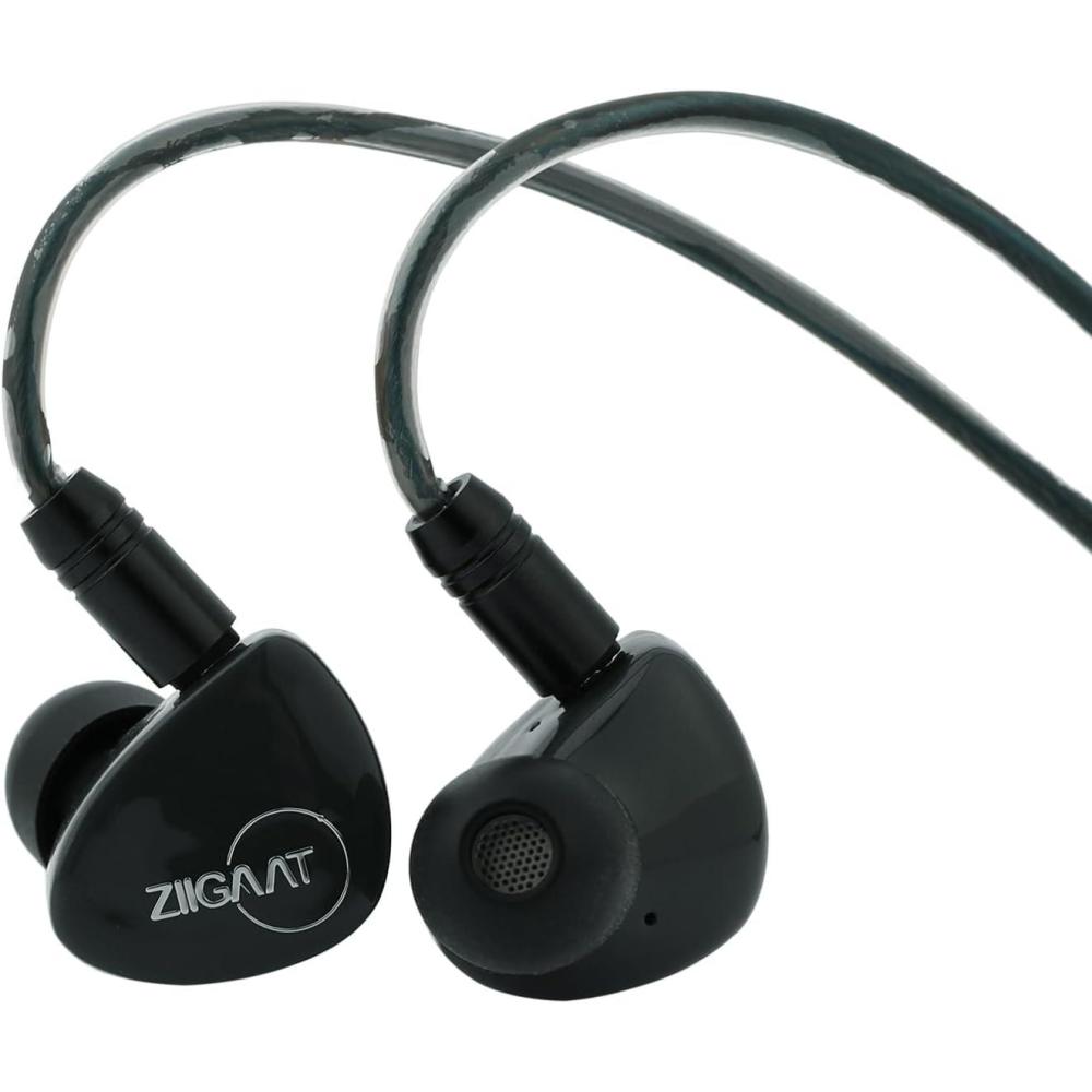 image:imageLinsoul ZiiGaat Cinno 1DD4BA in Ear Monitor Hybrid Wired Earbuds HiFi IEM with Tonal Balance Ergonomic Fit Detachable 078mm 2Pin IEM Cable Black