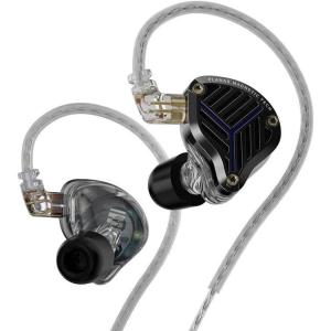 Linsoul KZ PRX Planar Driver in Ear Monitor, HiFi Wired Earbuds, Ultra-Thin Planar Diaphragm IEM Earphone with Recessed 2pin Silver-Plated OFC Cable for Hardcore Audiophiles Gamer (Without Mic)