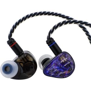 Linsoul QKZ x HBB Hades 9mm LCP Diaphragm Dual Dynamic Driver in-Ear Monitor, HiFi Bass Headphones, Wired IEM Earbuds with 3D-Printed Housing, 2-Pin Detachable Cable for Musician (Without Mic)