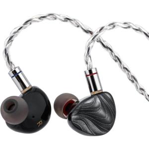 Linsoul TIN HiFi P1 MAX II in Ear Monitor, Next-Generation 14.2mm Planar IEMs for Gaming, Wired Earbuds with Ergonomic Shape, Detachable 2Pin Cable for Musician Audiophile