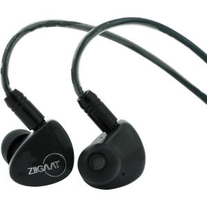 Linsoul ZiiGaat Cinno 1DD+4BA in Ear Monitor, Hybrid Wired Earbuds, HiFi IEM with Tonal Balance, Ergonomic Fit, Detachable 0.78mm 2Pin IEM Cable (Black)