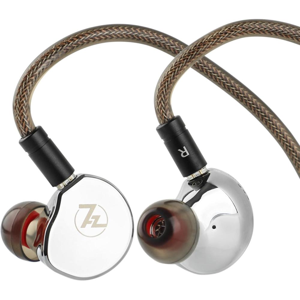 image:imageLinsoul 7Hz x Crinacle DiabloDivine inEar Monitors 145mm Planar Magnetic Driver IEMHiFi Earbuds with Detachable 2 Pin Single Crystal Copper CableEarphone for AudiophileDivine SilverSilver