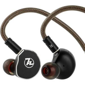 Linsoul 7Hz x Crinacle: Diablo/Divine in-Ear Monitors, 14.5mm Planar Magnetic Driver IEM,HiFi Earbuds with Detachable 2 Pin Single Crystal Copper Cable,Earphone for AudiophileDivine, Silver(Black)