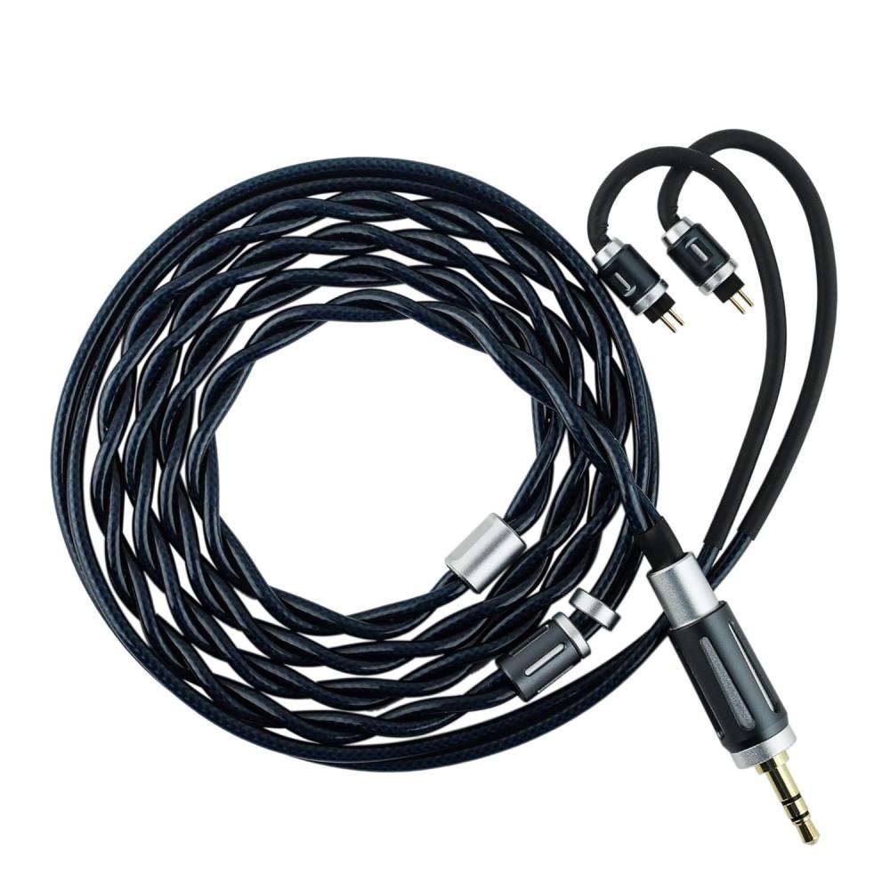 image:imageLinsoul Thieaudio Midnix IEM Cable 4 Core 6N Single Crystal Copper Dual 35mm44mm Plugs Litz Type4 12M 078mm 2Pin Upgrade Replacement Cord for ProGrade HiFi Monitor Earphones
