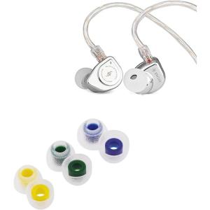 Linsoul SIMGOT EW200 10mm SCP Diaphragm Dynamic Driver in-Ear Earphones with All Metal Body(EW200 Without Mic) + TANGZU Tang Sancai in Ear Monitor Ear Plugs